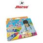 Horse ตราม้า สีเทียน แท่งจัมโบ้ 24 สี จำนวน 1 กล่อง