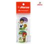 Horse ตราม้า ยางลบดินสอ ก้อนทรงไดคัส พิมพ์ลายการ์ตูน ลาย AEC H-03 บรรจุ 2 ก้อน/แพ็ค จำนวน 1 แพ็ค