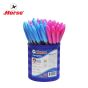 HORSE (ตราม้า) ปากกาลููกลื่น แบบปลอก 0.5มม. ตราม้า H-05 - หมึกน้ำเงิน บรรจุ  50 ด้าม/กระป๋อง จำนวน 1 กระป๋อง