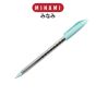 MINAMI (มินามิ) ปากกาลูกลื่น แบบปลอก สีพาสเทล 0.5 มม. MI-07  ตรามินามิ หมึกน้ำเงิน บรรจุ 3 ด้าม จำนวน 1 แพ็ค