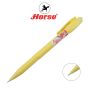 HORSE (ตราม้า) ปากกาลูกลื่น แบบกด 0.7 มม. ตราม้า H-16 สีพลาสเทล  จำนวน 1 ด้าม