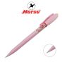 HORSE (ตราม้า) ปากกาลูกลื่น แบบกด 0.7 มม. ตราม้า H-16 สีพลาสเทล  จำนวน 1 ด้าม