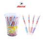 Horse (ตราม้า) ปากกาลูกลื่น 2 หัว 2 สี ตราม้า H-001 บรรจุ 40 ด้าม / จำนวน 1 กระป๋อง