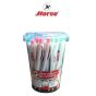 HORSE (ตราม้า) ปากกาลูกลื่น แบบกด 0.5 มม.H-1700 บรรจุ 45ด้าม/กระป๋อง   จำนวน 1 กระป๋อง