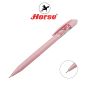 HORSE (ตราม้า) ปากกาลูกลื่น แบบกด 0.7 มม. ตราม้า H-3002 สีพลาสเทล  บรรจุ 50 ด้าม จำนวน 1 กระป๋อง