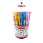 HORSE ตราม้า ปากกาลููกลื่น แบบกด 0.5มม. H-4001 - สีน้ำเงิน บรรจุ 40ด้าม/กระป๋อง จำนวน 1 กระป๋อง
