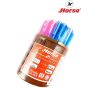 Horse ตราม้า ปากกาลูกลื่น แบบกด 0.7ม.ม.  H-6002 จำนวน50 ด้าม/กระป๋อง