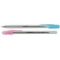 HORSE ตราม้า ปากกาลูกลื่น 0.5มม. EXTRA FINE - สีน้ำเงิน จำนวน 1 ด้าม - ฟ้า