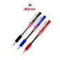 Horse(ตราม้า) ปากกาลูกลื่น กด ตราม้า 0.7 mm. H-801 ด้ามใส มีสีน้ำเงิน/ดำ/แดง จำนวน 1 ด้าม - หมึกดำ