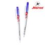 Horse(ตราม้า) ปากกาลูกลื่น แบบกด  0.7 mm.  ตราม้า H-901 ด้ามใส จำนวน 1 ด้าม - หมึกแดง