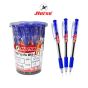 Horse(ตราม้า) ปากกาลูกลื่น กด ตราม้า 0.7 mm. H-801 ด้ามใส มี3สี บรรจุ 48 ด้าม/กระป๋อง จำนวน 1 กระป๋อง - หมึกดำ