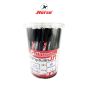 Horse (ตราม้า) ปากกาลูกลื่น แบบกด  0.7 mm.  ตราม้า H-902 ด้ามทึบ บรรจุ 48 ด้าม/กระป๋อง - หมึกสีน้ำเงิน