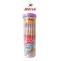 HORSE ( ตราม้า )ดินสอดำ HB ตราม้า H-100 ลายสีพาสเทล บรรจุ 50 แท่ง / กระป๋อง จำนวน 1 กระป๋อง