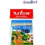 ARROW (ตราแอโรว์ ) สีไม้ ดินสอสีไม้ แท่งสั้น 12 สี    จำนวน 1กล่อง