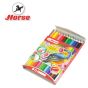 HORSE (ตราม้า) สีไม้ ดินสอสีไม้ แท่งสั้น พร้อมกบเหลา ตราม้า 12 สี  H-500 จำนวน 1 กล่ิง