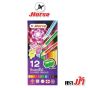 HORSE (ตราม้า) ดินสอสีไม้ยาว 12สี รุ่น Brilliant Colors จำนวน 1 กล่อง