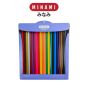 MINAMI (ตรามินามิ) ดินสอสี สีไม้ยาว 24 สี แท่งเหลี่ยม ตรามินามิ กล่องกระดาษ จำนวน 1 กล่อง