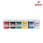 Horse ตราม้า สีโปสเตอร์ กันน้ำ ชุด 6 สี +พู่กัน+จานสี H-01 จำนวน 1 ชุด