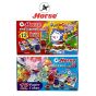 Horse (ตราม้า) สีโปสเตอร์ ชุด 12สี ตราม้า + พู่กัน จำนวน 1 กล่อง/ชุด จำนวน 1 ชุด