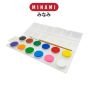 MINAMI (มินามิ) สีน้ำก้อน กล่องพลาสติก ชุด 12 สี จำนวน 1 กล่อง