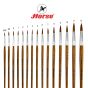 HORSE ตราม้า พู่กันสีน้ำปลายกลม ตราม้า H-808 #000-12 บรรจุ 1 อัน - #7