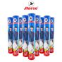 Horse (ตราม้า) ลูกแบดมินตัน (ลูกขนไก่ )หัวจุกก๊อก  ตราม้า H-1011 บรรจุ12ลูก/หลอด จำนวน 1 หลอด NEW