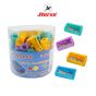 Horse (ตราม้า) กบเหลาดินสอ พลาสติก H-001 บรรจุ 72 ตัว/กระป๋อง จำนวน 1 กระป๋อง