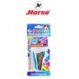 HORSE ตราม้า เครื่องเย็บกระดาษ  HD-10M+ลวดเย็บสี ( 1x1)