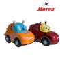 HORSE ตราม้า เครื่องเหลาดินสอ H-08 รถการ์ตูนตราม้า  จำนวน 1 เครื่อง /คละสี 