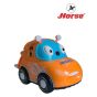 HORSE ตราม้า เครื่องเหลาดินสอ H-08 รถการ์ตูนตราม้า  จำนวน 1 เครื่อง /คละสี 