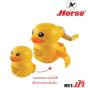 HORSE ตราม้า เครื่องเหลาดินสอ ทรงรูปเป็ด 2 IN 1 H-218 คละสี 1 เครื่อง