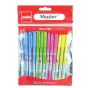 CELLO เซลโล ปากกาลูกลื่นฝา 0.5 mm. รุ่น Mayfair คละสี 1x12ด้าม/แพ็ค