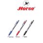 Horseตราม้า ปากกาลูกลื่น แบบกด 0.7มม. H-577 จำนวน 1 ด้าม - หมึกดำ