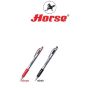 Horseตราม้า ปากกาลูกลื่น แบบกด 0.7มม. H-577 จำนวน 1 ด้าม - หมึกแดง