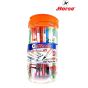 HORSE ตราม้า ปากกาลูกลื่นแบบปลอก 0.7 mm. H-614 BALL POINT PEN คละสี จำนวน 1 ด้าม