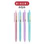 MINAMI (มินามิ) ปากกาลูกลื่น 0.5 mm. MI-03 สีพาสเทล ตรามินามิ แพ็ค 2 ด้าม  หมึกน้ำเงิน จำนวน 1 แพ็ค