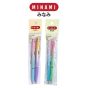 MINAMI (มินามิ) ปากกาลูกลื่น 0.5 mm. MI-04 สีหวาน  บรรจุ 2 ด้าม /แพ็ค