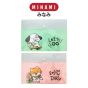 MINAMI (มินามิ) แฟ้มกระเป๋าซองกระดุม ขนาด A4 ตรามินามิ  ลายการ์ตูน MI-14 จำนวน 1 ใบ