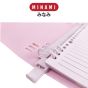 MINAMI (มินามิ) สมุดโน๊ต ปกพลาสติก A5 สีพลาสเทล พร้อมกระดาษ 40 แผ่น ตรามินามิ  จำนวน 1 เล่ม