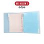 MINAMI (มินามิ) สมุดโน๊ต ปกพลาสติก A5 สีพลาสเทล พร้อมกระดาษ 40 แผ่น ตรามินามิ  จำนวน 1 เล่ม