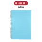 MINAMI (มินามิ)สมุดโน๊ต  ขนาดA5 พาสเทล ริมลวด จำนวน 1 เล่ม/คละสี