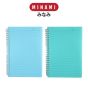 MINAMI (มินามิ)สมุดโน๊ต  ขนาดA5 พาสเทล ริมลวด จำนวน 1 เล่ม/คละสี