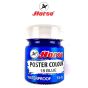 HORSE ตราม้า สีโปสเตอร์ กันน้ำขนาด 15 cc (1/2ออนซ์) ขวดแก้ว จำนวน 1 ขวด - สีน้ำเงิน #๑๘