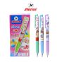 HORSE (ตราม้า) ปากกาหมึกเจล 0.5mm Half Gel pan รุ่น H-21 ด้ามขาว ลายการ์ตูน บรรจุ 12 ด้าม/กล่อง