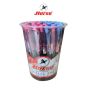HORSE (ตราม้า) ปากกาลูกลื่น แบบกด 0.7 mm. H-805 หมึกน้ำเงิน (ด้ามสีชา) บรรจุ 48 ด้าม/กระป๋อง