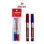 Horse (ตราม้า) ปากกาไวท์บอร์ด หัวกลม H-22 สีเดียว แพ็ค 2 ด้าม สีน้ำเงิน/แดง ตราม้า จำนวน 1 แพ็ค