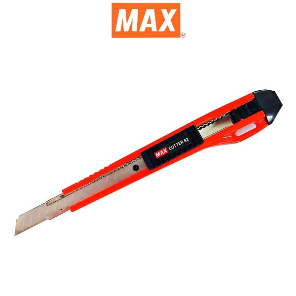 MAX (แม็กซ์) มีดคัตเตอร์ พลาสติก MAX S2  สีส้ม SIZE S จำนวน 1 อัน