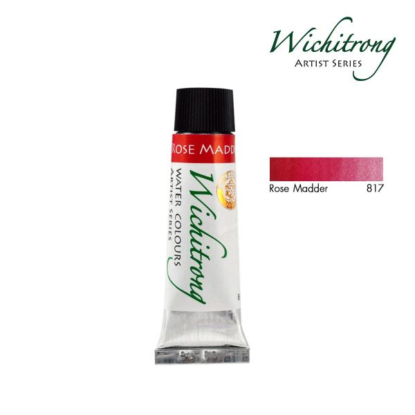 Wichitrong  สีน้ำวิจิตรรงค์  # 817-ROSE MADDER ขนาด 8 ML. จำนวน 1 หลอด