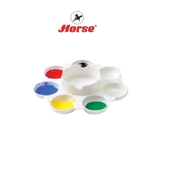 HORSE ตราม้า จานระบายสี 7 หลุม  จำนวน 1 อัน