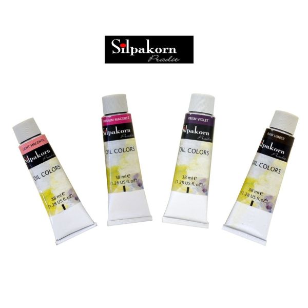 Silpakorn Pradit สีน้ำมัน 38 ML.#201-220 ( 1 หลอด) - 214